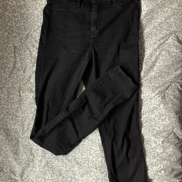 Hollister Black High Waisted Jeggings - 1L - Picture 2 of 3